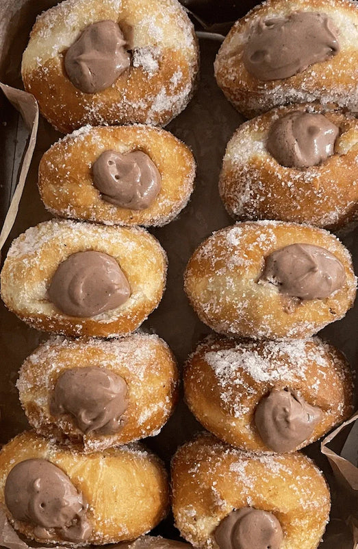 Doughnuts m. Chokoladecreme