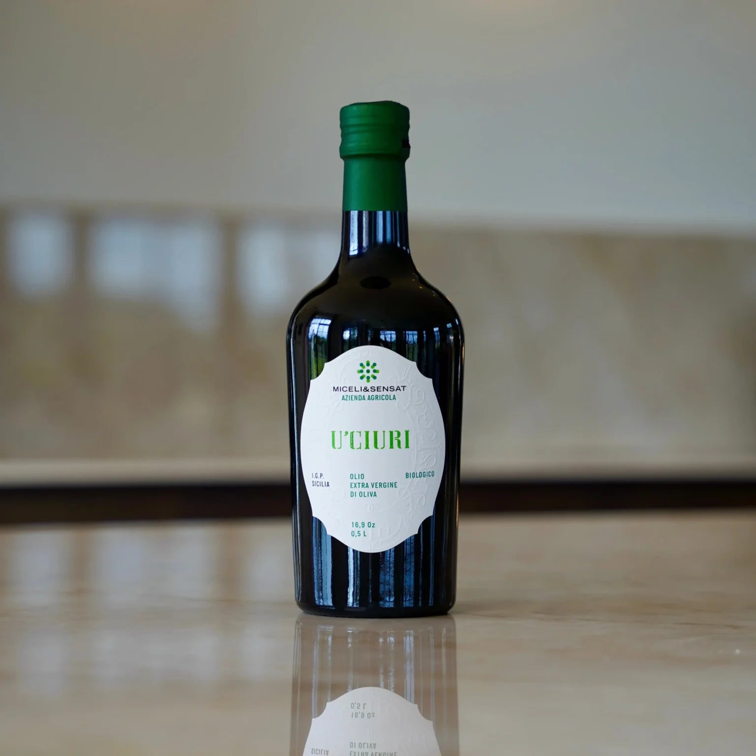 Miceli & Senat U'Ciuri Økologisk Ekstra Jomfru Olivenolie (500 ml)