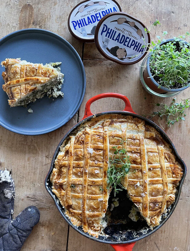 Butterdejstærte m. Philadelphia Trøffel