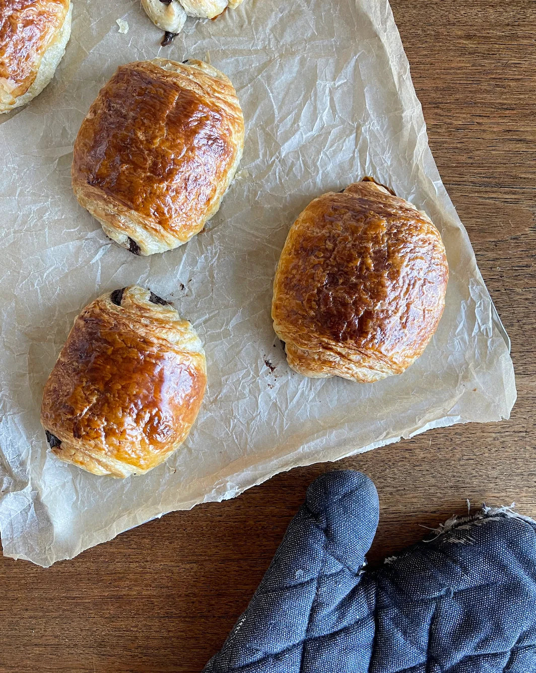 Chokolade croissanter