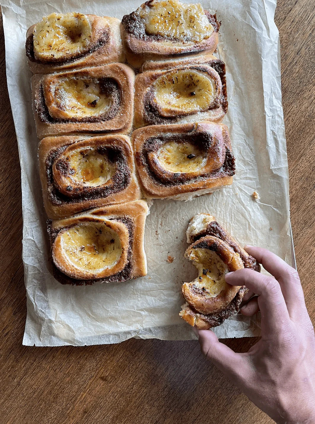 Crème Brûlée kanel-snegl