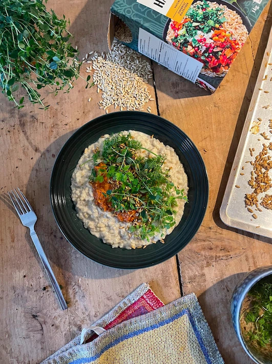 Cremet havrerisotto m. “mojo”