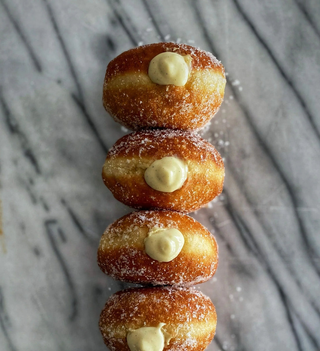 Doughnuts m. Vanilje-creme