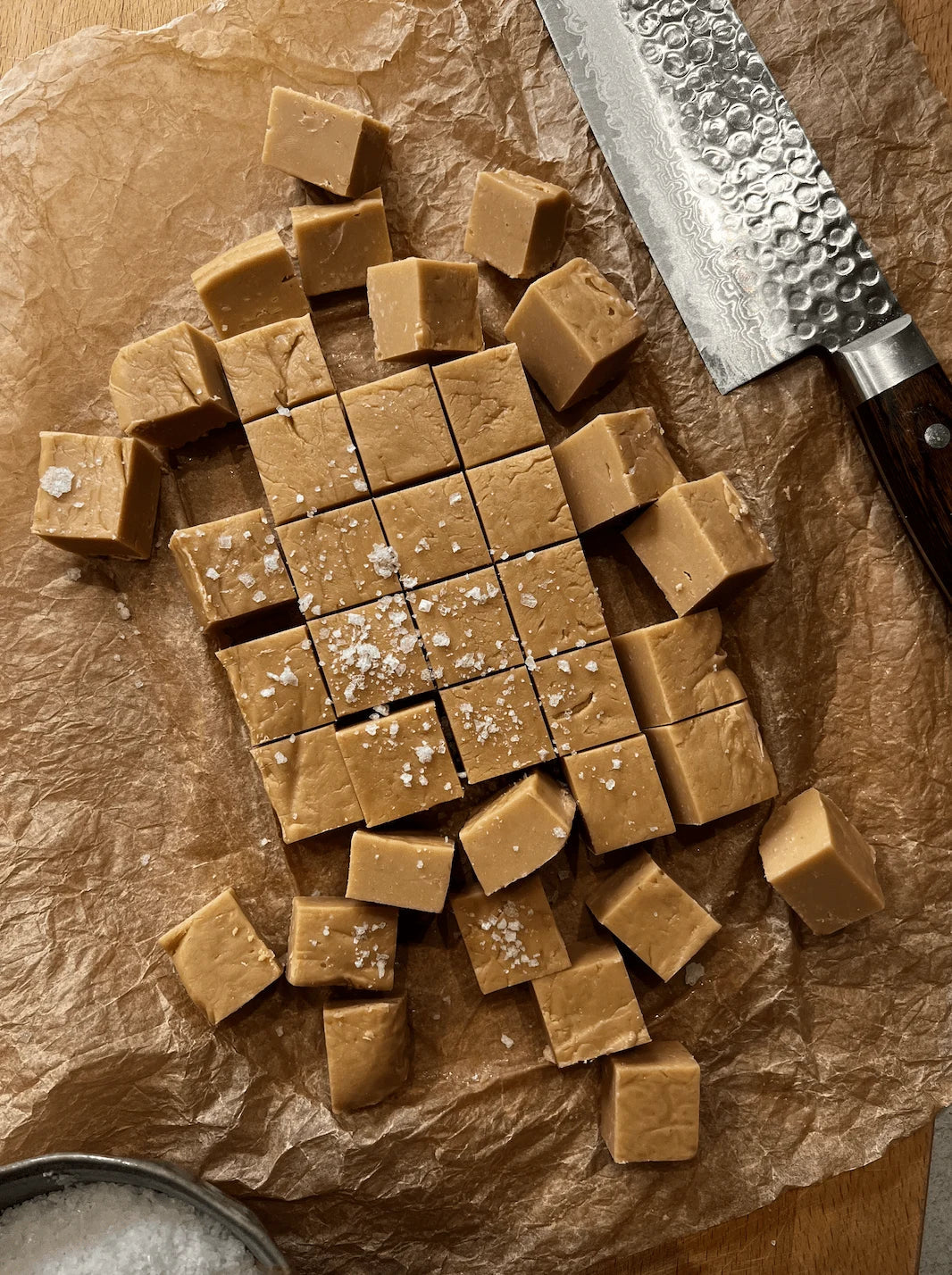 Flødefudge m. havsalt