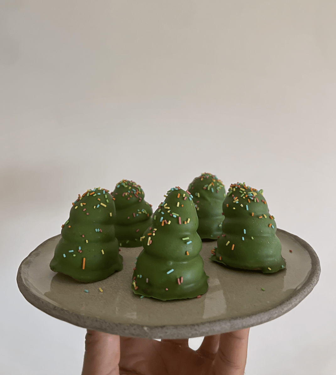 Juletræ-flødeboller