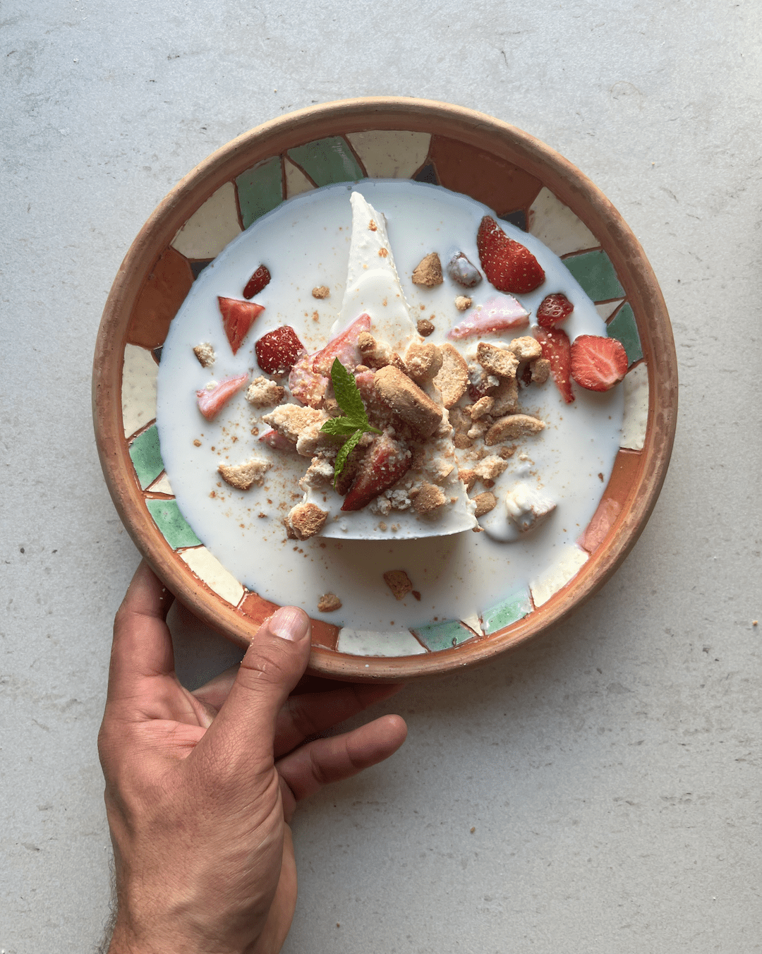 Koldskålscheesecake