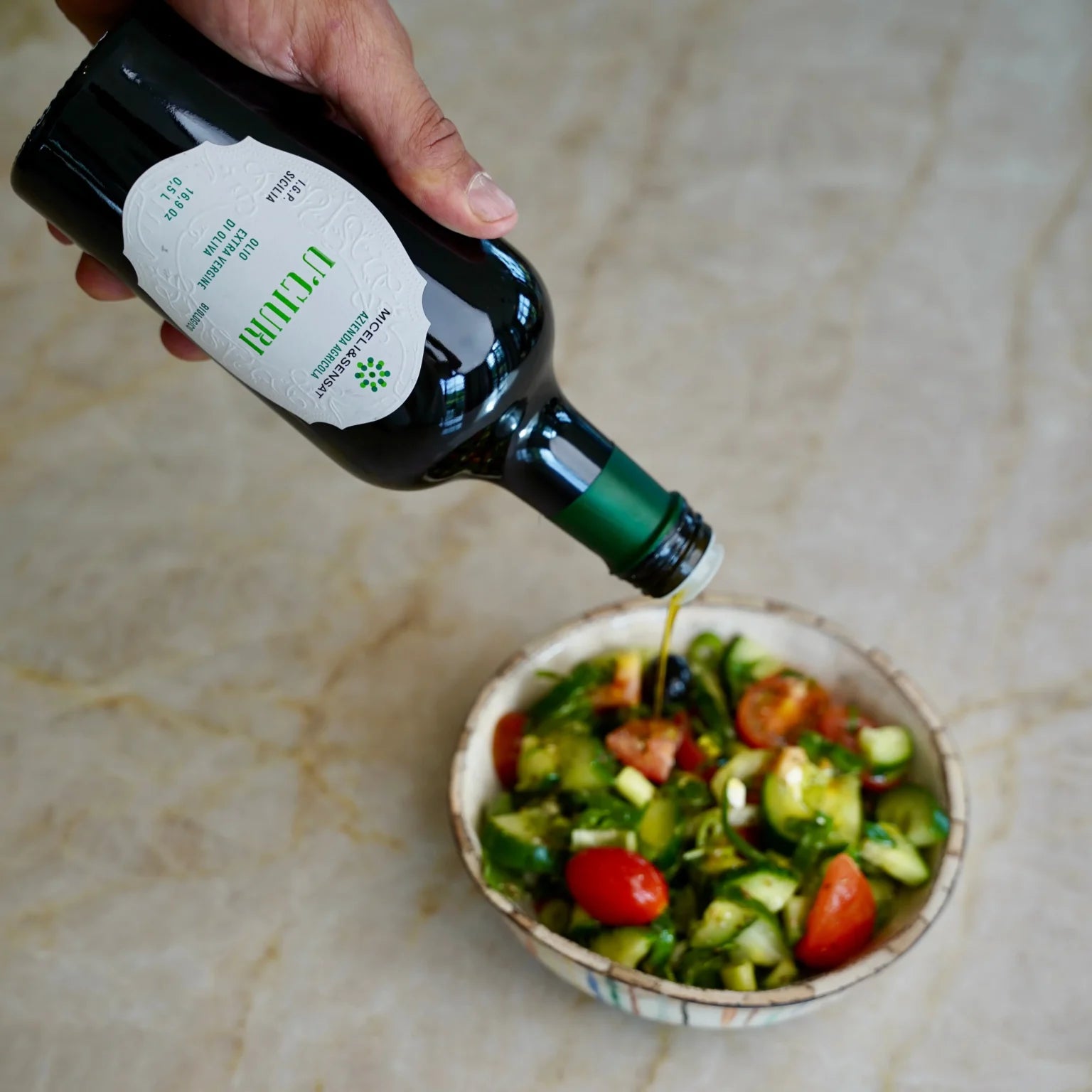 Miceli & Senat U'Ciuri Økologisk Ekstra Jomfru Olivenolie (500 ml)