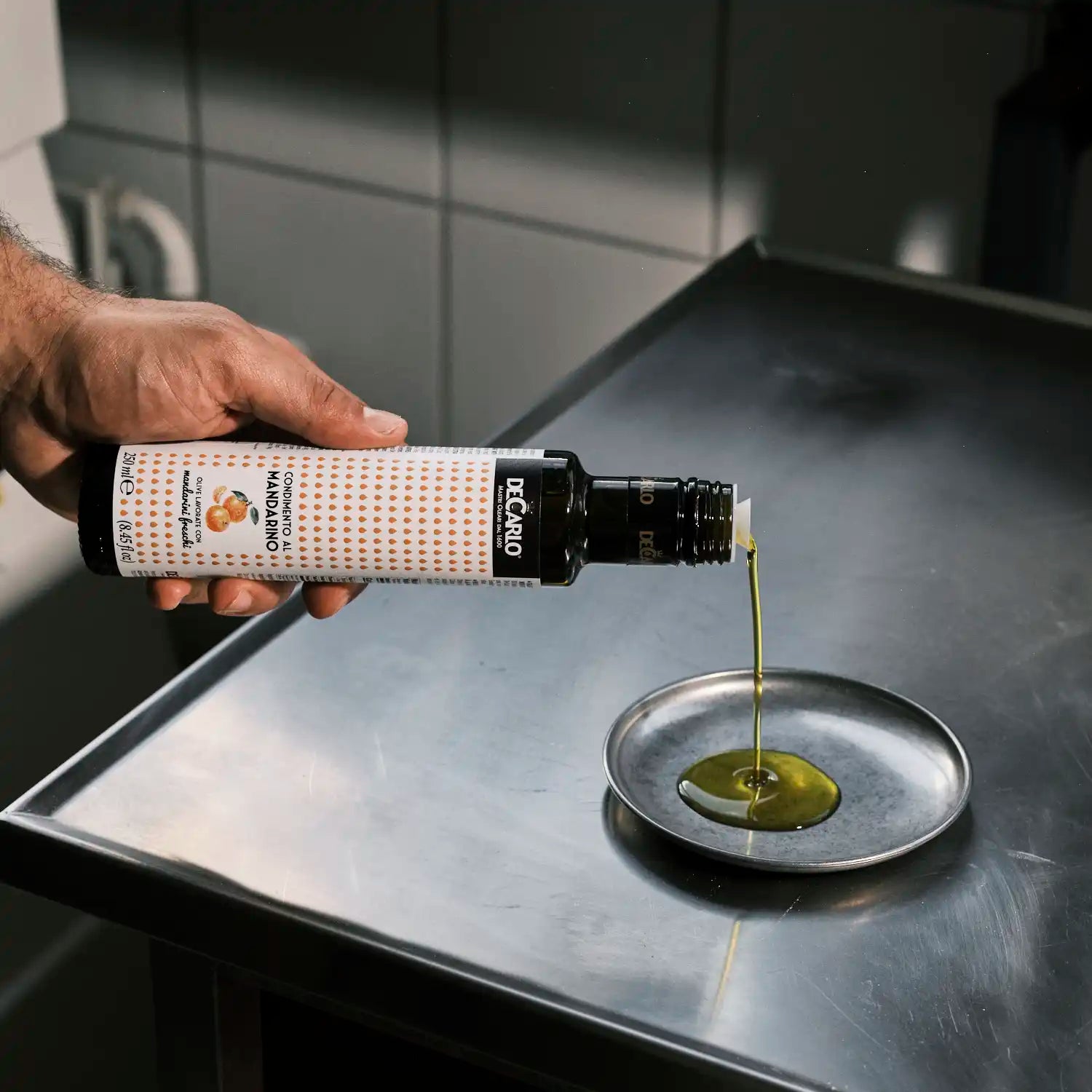 De Carlo Olivenolie med Mandarin (250 ml)